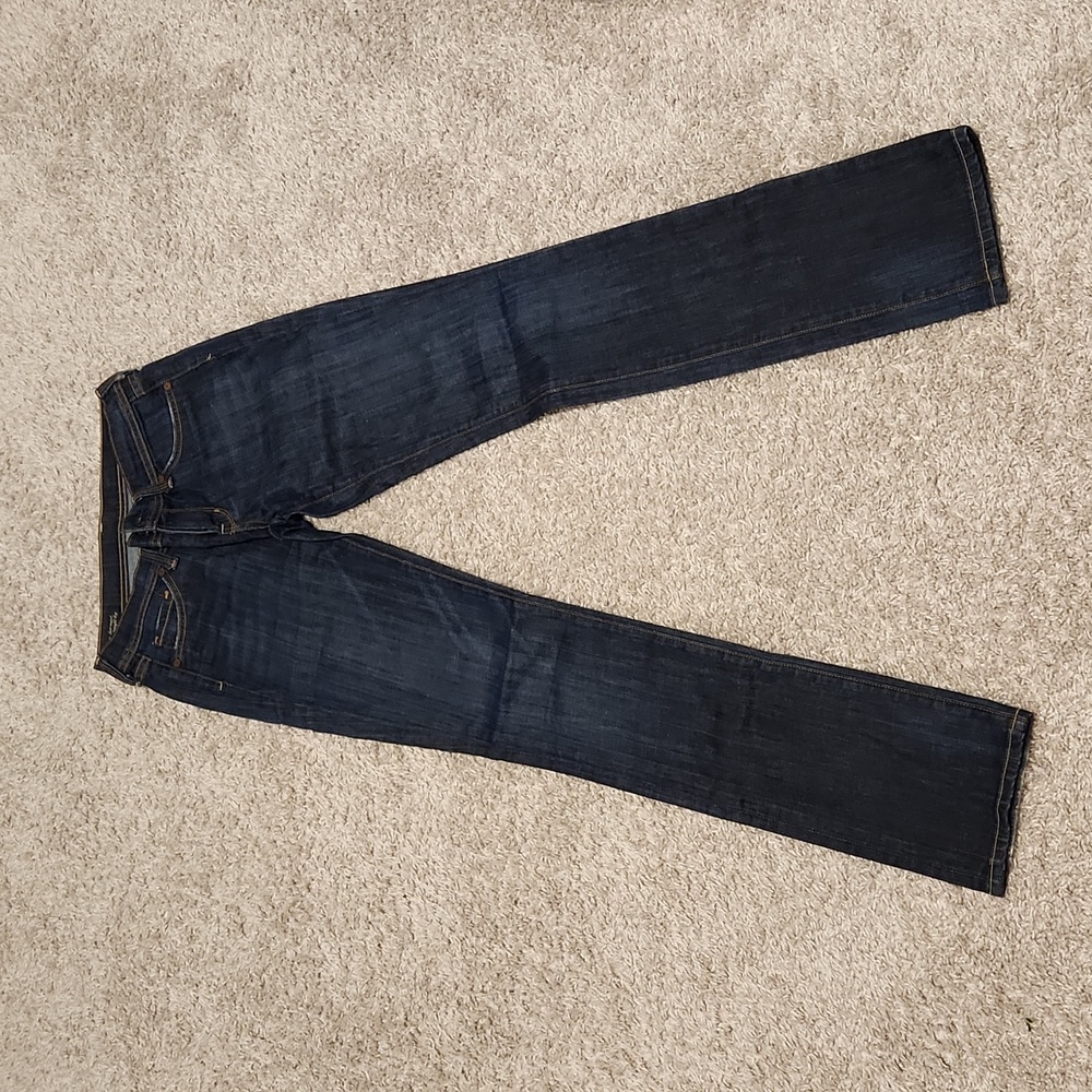 Citizens of humanity low rise straight dark wash jeans size 26